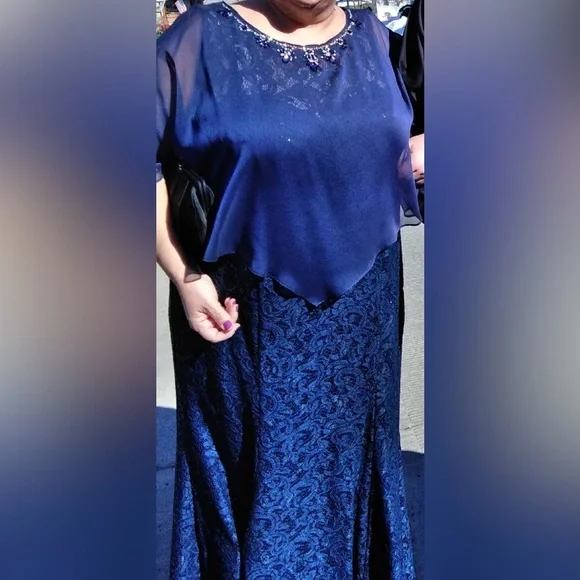 Dresses | Mother Of The Bride Dress Bought At Davids Bridal Size 2 Navy Blue | Poshmark Dresses | Mother Of The Bride Dress Bought At Davids Bridal Size 2 Navy Blue | Poshmark